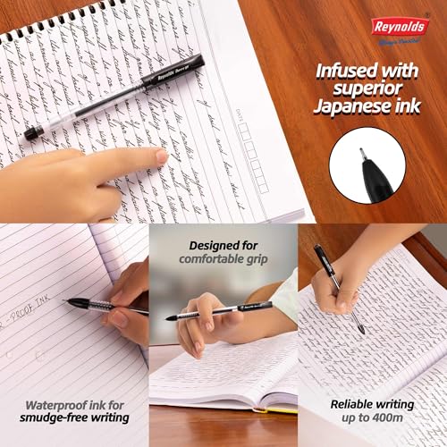 Image of Reynolds JIFFY 5 Ct Black Pen