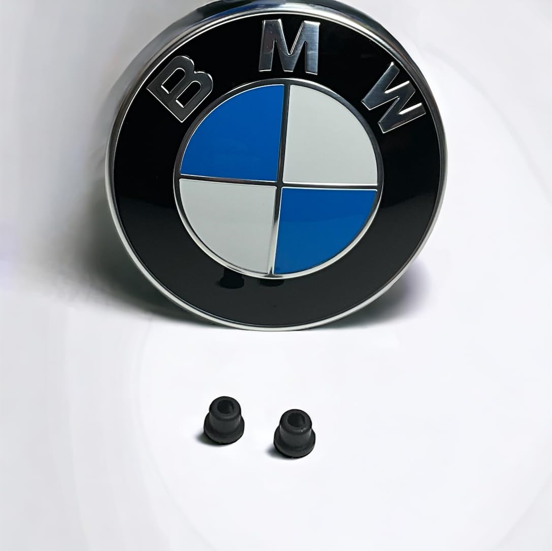 Logo originale BMW per il cofano, con gommini