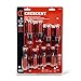 Crescent 8PC Diamond Tip Dual Material Screwdriver Set with Phillips and Slotted Screwdrivers - CDT8PCSET
