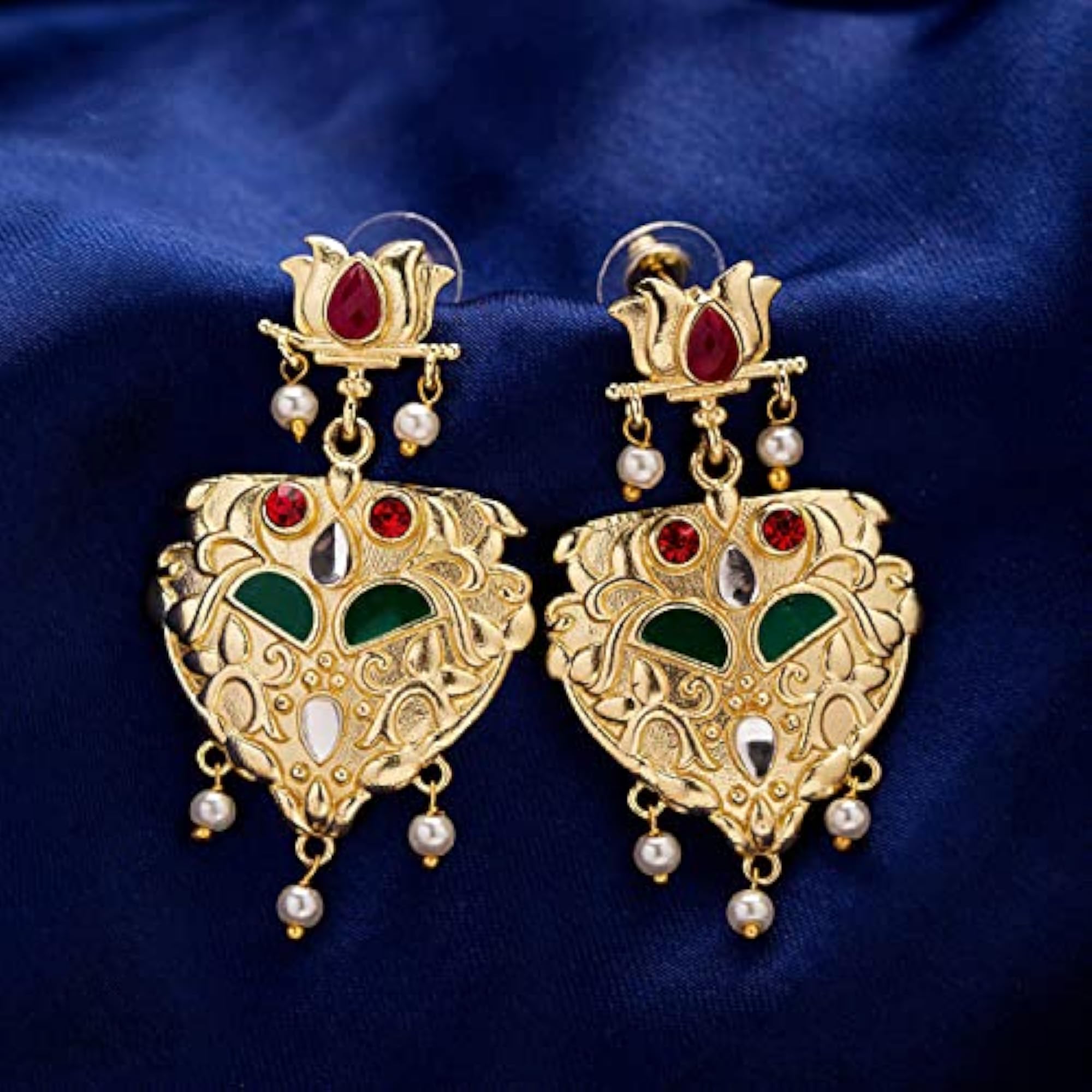 Kathakali Raga Danglers