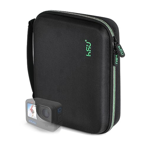 Funda de transporte grande para GoPro Hero 5 y modelos anteriores en color negro