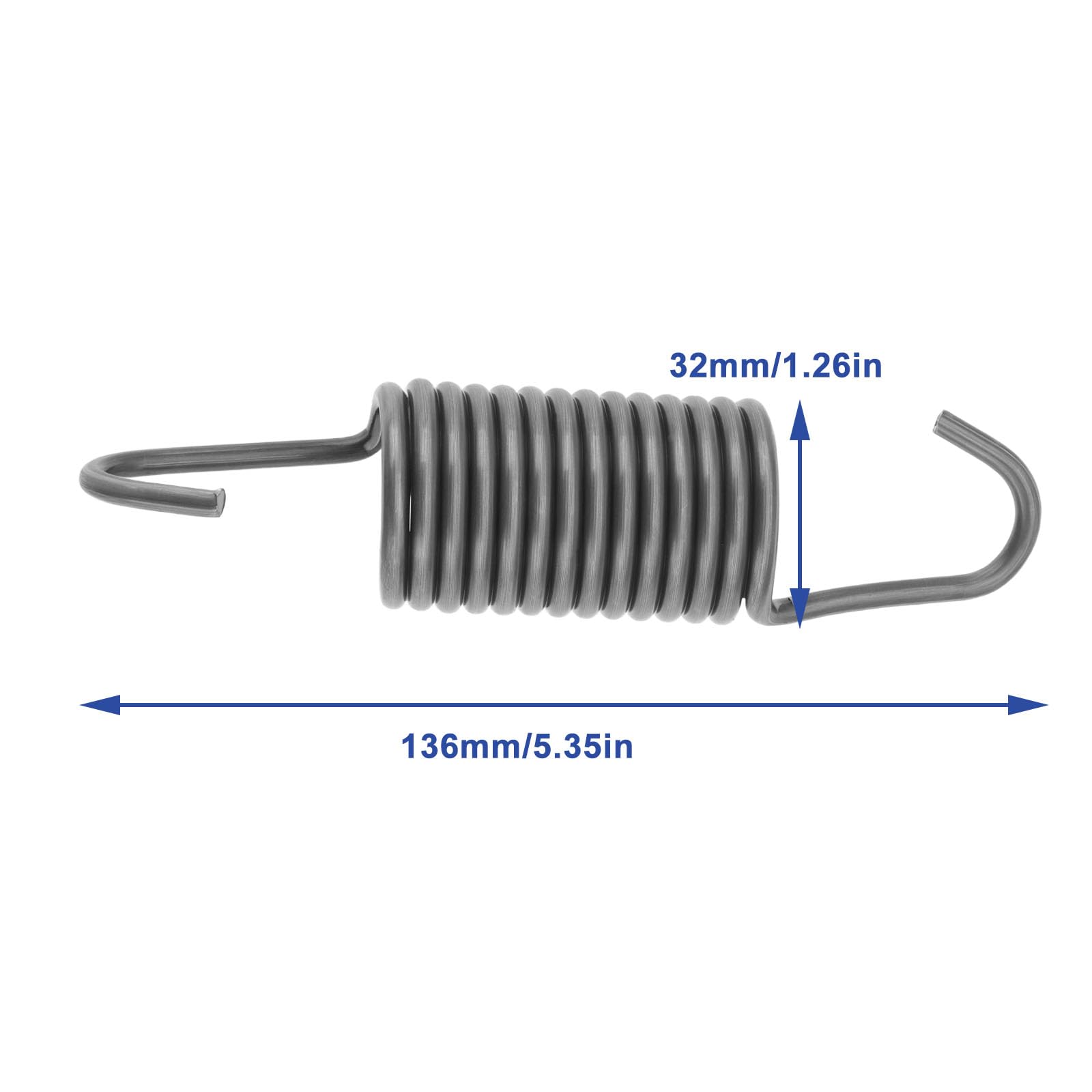 2 Piezas de Resorte de Tina Compatible con Bosch Compatible con Siemens IQ100 IQ300 IQ390 Serie 2 4 6 Resorte de Suspensión de Lavadora 00606818 606818