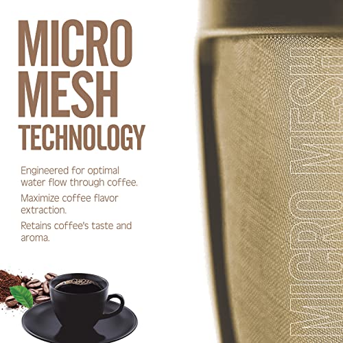 Brensten 4 Cup Reusable Filter Basket With Mesh Bottom Fits Mrcoffee Coffee Maker And Brewer - Permanent Filter Replacement For Mr Coffee Gold Basket-Style Filters 1-Pack thumb #5