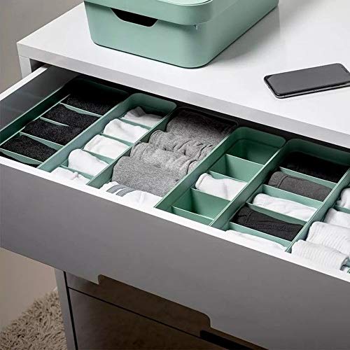 Organizador para Gavetas Colmeia Organizadora Logic Pequeno Verde Menta, OU