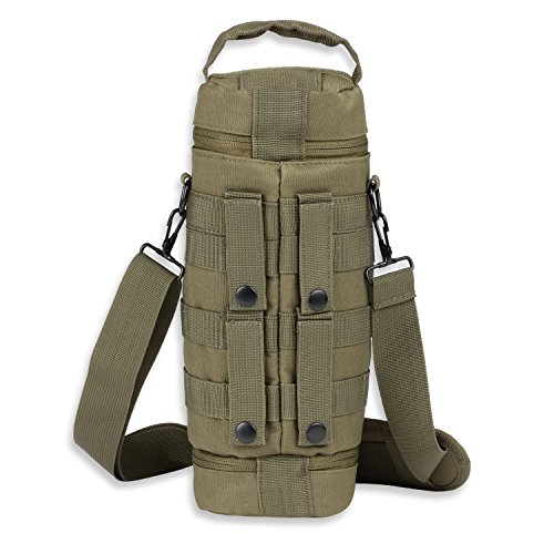 Orca Tactical Molle Water Bottle Pouch - Molle Water Bottle Holder With Strap - Water Bottle Carrier With Multiple Storage Options (Od Green) #TOP1