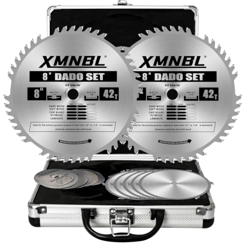 Image of 8-Inch 42 Tooth Stack Dado Set with 5 /8-Inch Arbor