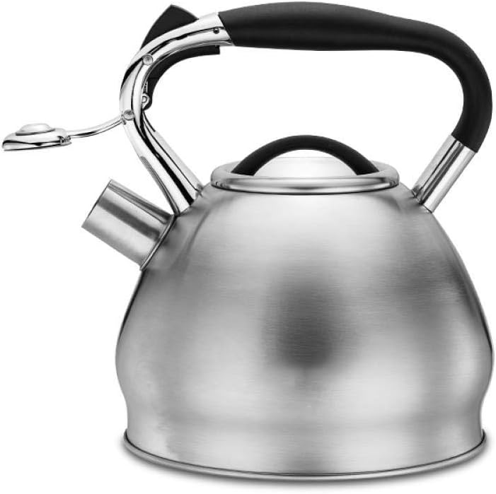Amazon｜ホイッスルケトルステンレスケトルホイッスル家庭用増粘ガス電磁調理器ユニバーサルサウンドケトル、3L｜やかん・ケトル オンライン通販