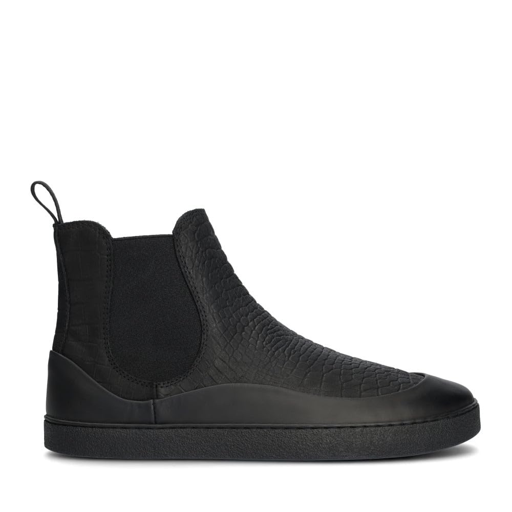 GROUNDIES Sienna Women Barefoot-Style Ankle Boot with Nubuck Rubberized Leather Stretch Inserts Flexible TrueSense GS1 Sole