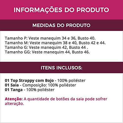 Fantasia Erótica Secretária com Top Strappy Cirrê Preto - GV371