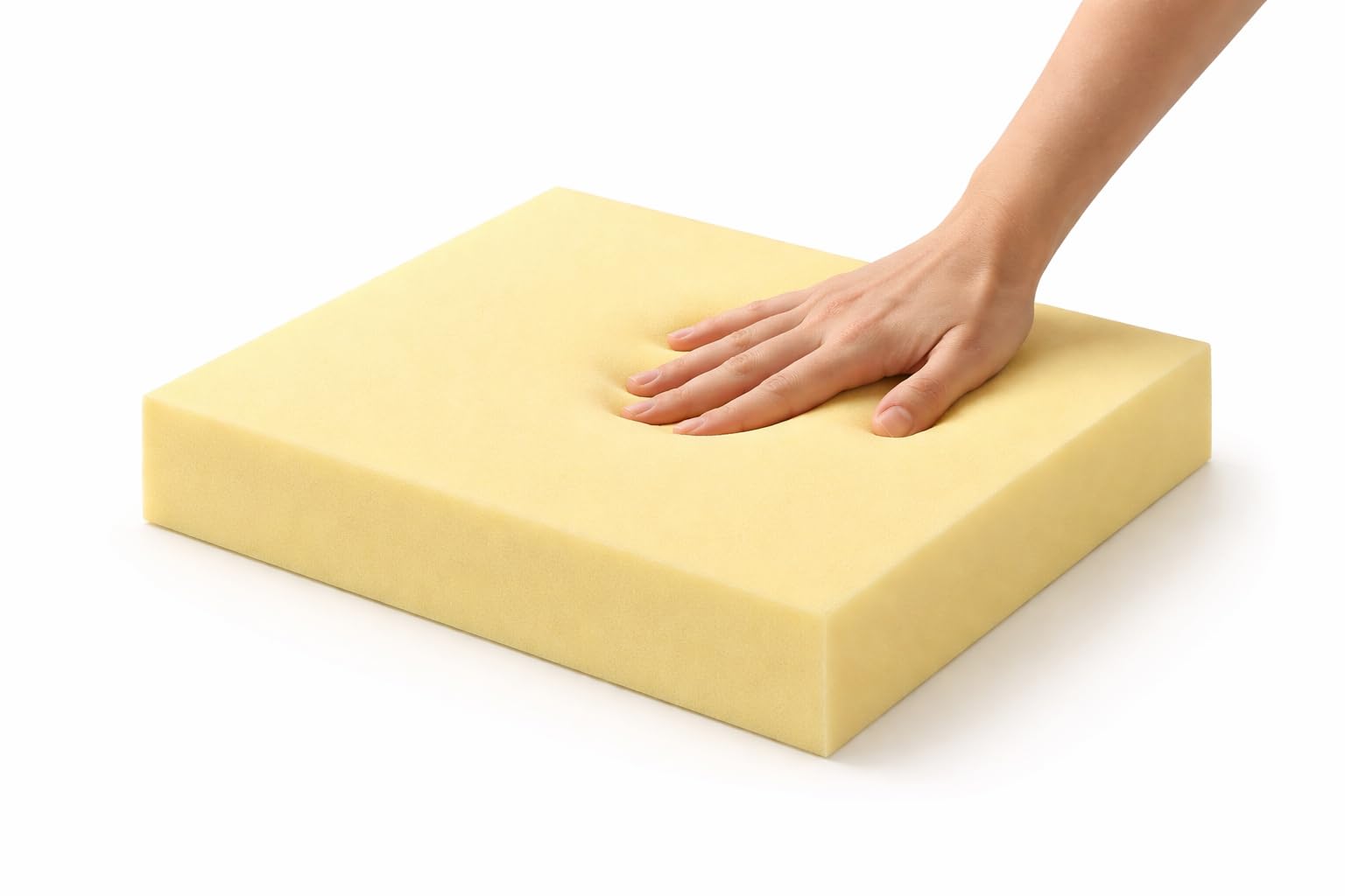High Density Memory Foam Upholstery Cushion for Sofa, Chair, Seat Pads, Wheelchair, Caravan & Dog Bed Replacement – Pressure Relieving Support – UK Made (28 x 28 x 5 Inch)