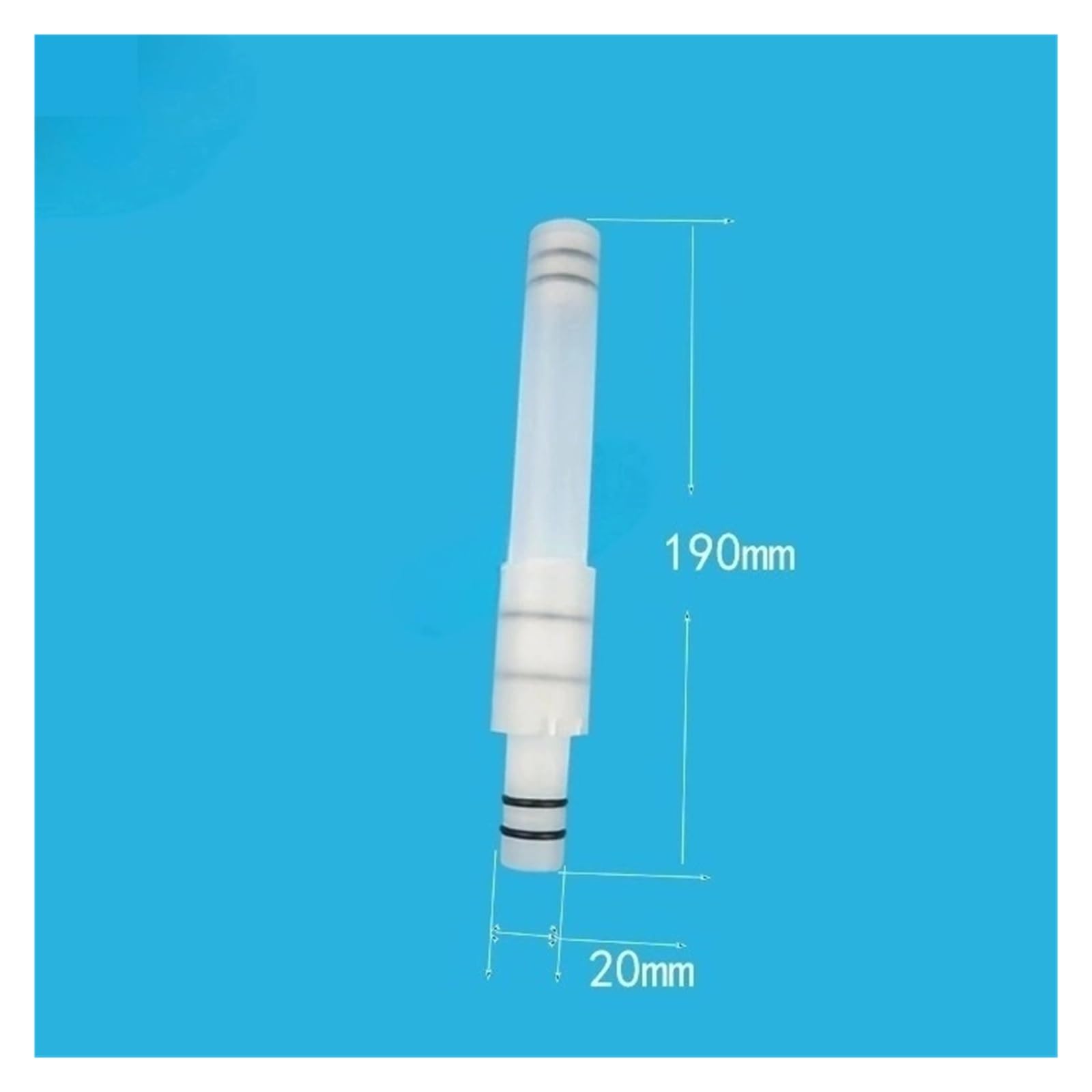 Tubes d'air soufflé de Remplacement, 2 pièces, Cylindre de Tige d'expansion de diamètre 20mm, Compatible avec VEVOR Les pièces de Machine à crème glacée