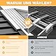 gardhom Auffahrrampe 680kg Laderampe Klappbar Alu Faltbare Verladerampe Verladeschiene Motorrad ATV Quad PKW Laderampe