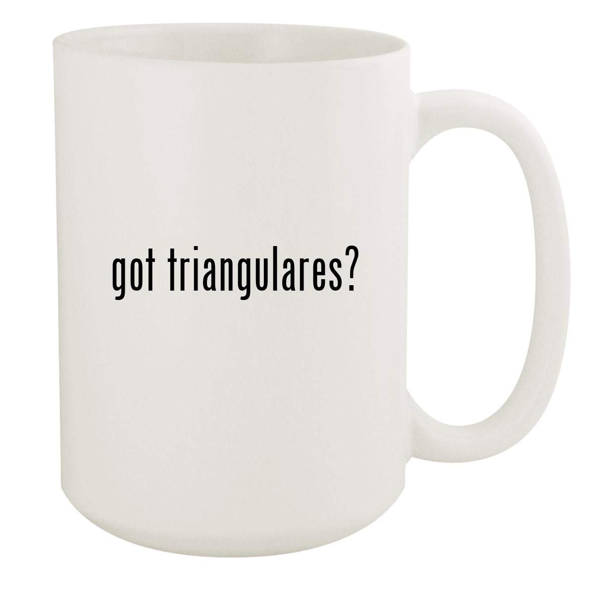 got triangulares? - 15oz White Ceramic Coffee Mug