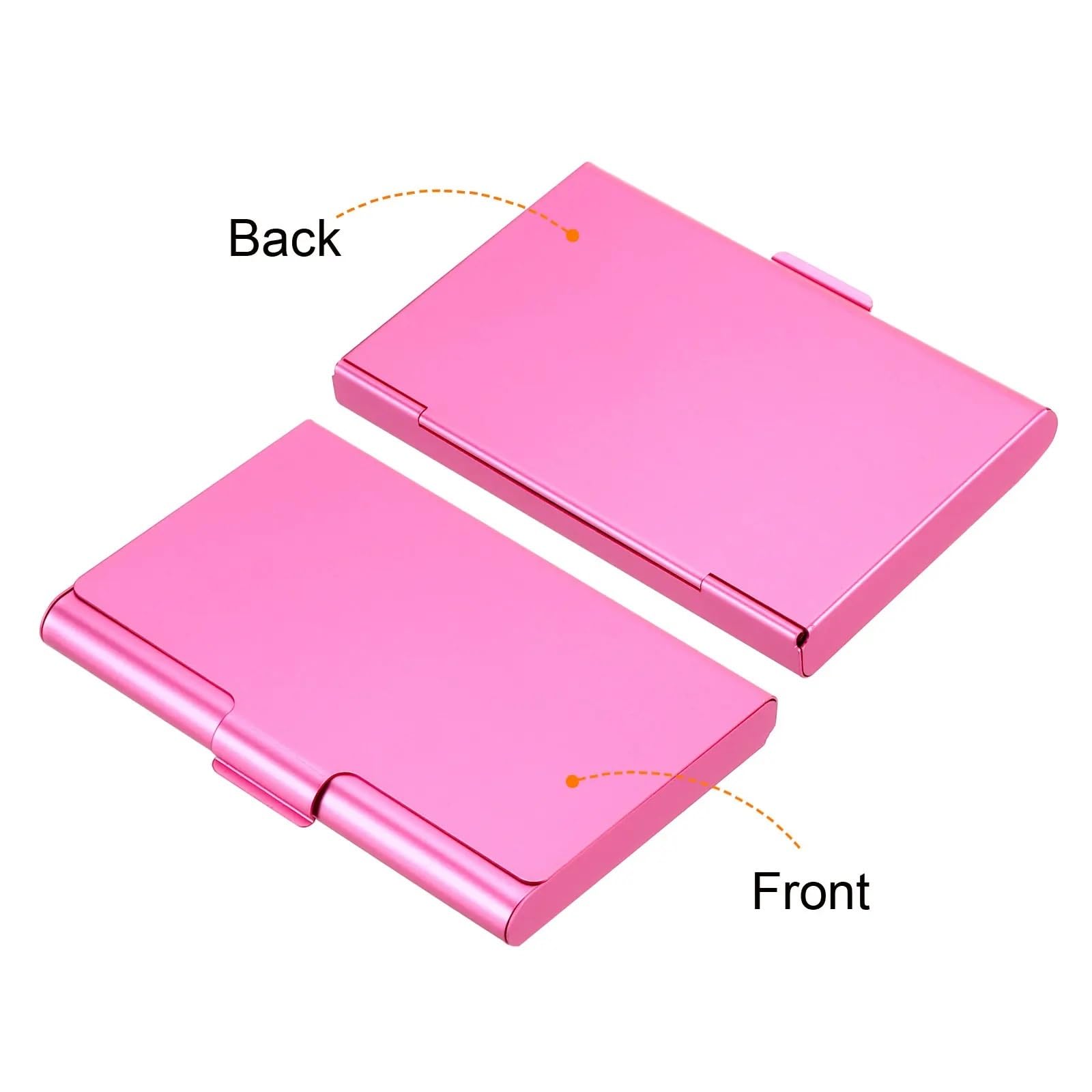 Tarjetero Tarjetas Visita 3 uds 93x60x10mm estuche for tarjetas de visita Multicolor tarjetero de aleación de aluminio cubierta de caja de Metal tarjetero for tarjetas de crédito cartera for tarjetas