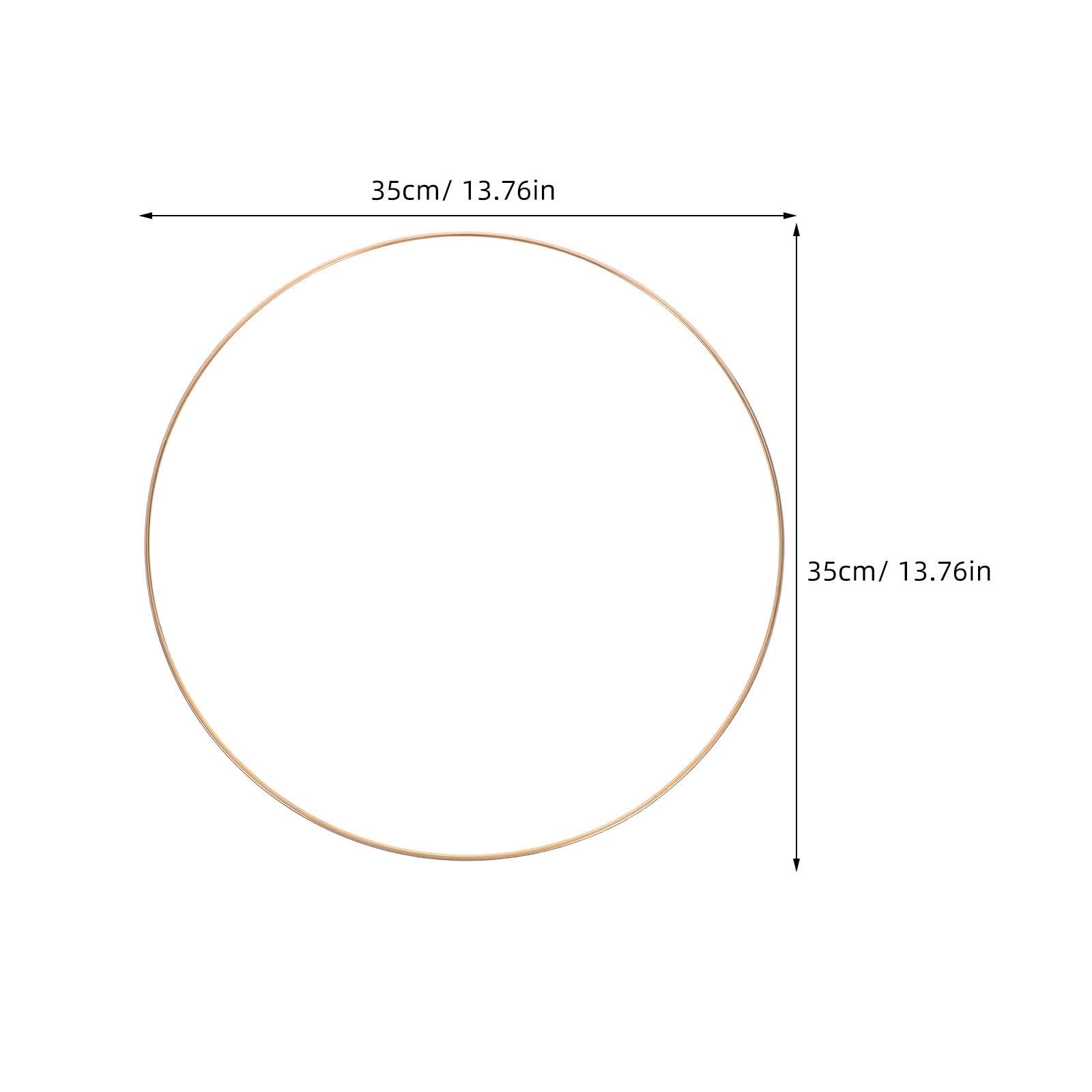 Alipis Metallringe mit Stabiler Struktur Goldene Runde Ringe zum Basteln und Benutzerfreundlichem Design 8 Stück für Selbstgemacht Traumfänger für Heimwerker und Bastelkurse