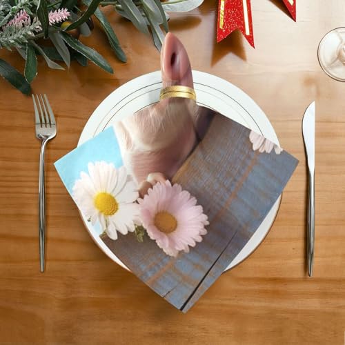 Set de 6 servilletas de tela cuadradas Pig 50.5x50.5 cm miniatura 2