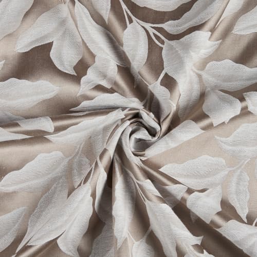 Image of haus & kinder Printed Jacquard Door Curtain 7 Feet Long Pack of 1 Door Curtain, 7 Feet Curtain for Door (Botanic Hush, Slate Nature Design 130x213 CM)