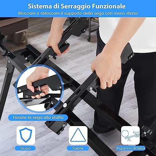 COSTWAY Supporto Troncatrice Universale con