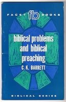 Biblical problems and Biblical preaching (Facet Books. Biblical Series) B0007DKV36 Book Cover