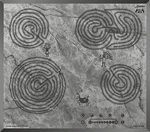 Kaiser Herd Set EH 6355 Em + KCT 6705 FI Ära, Elektro Backofenset, Autark, 79L, Einbau Backofen, 8 Funktionen+Glaskeramik Kochfeld 60 cm, Höhlenmalereimotiv, High-Light Kochzonen – Bild 7