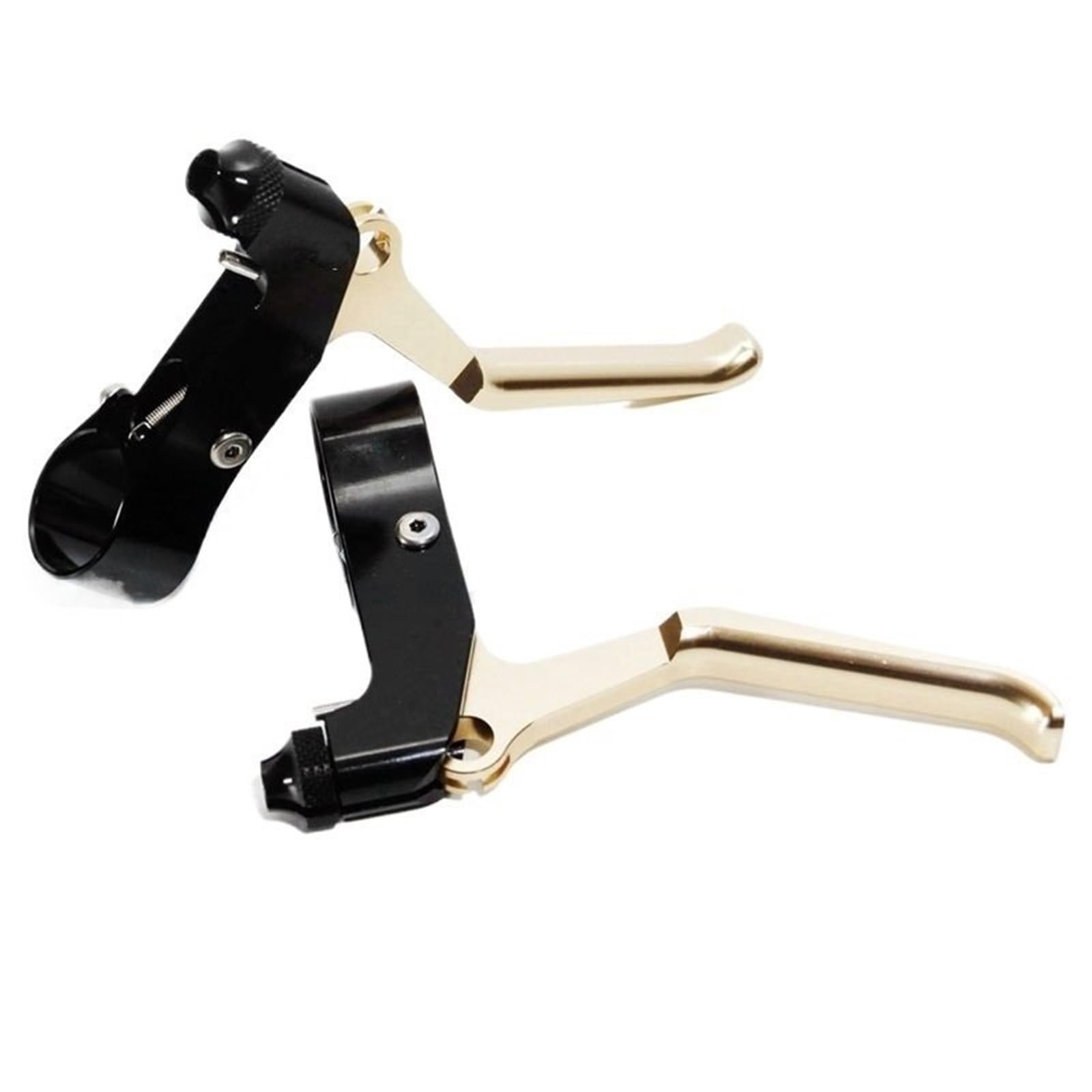 POAYUEWR CNC Bicycle Brake Lever for Brompton Bike 14 16 20 Inch Folding Bike MTB Road Bike Brake Lever BL35 Bike Brake Drum(Champagne)
