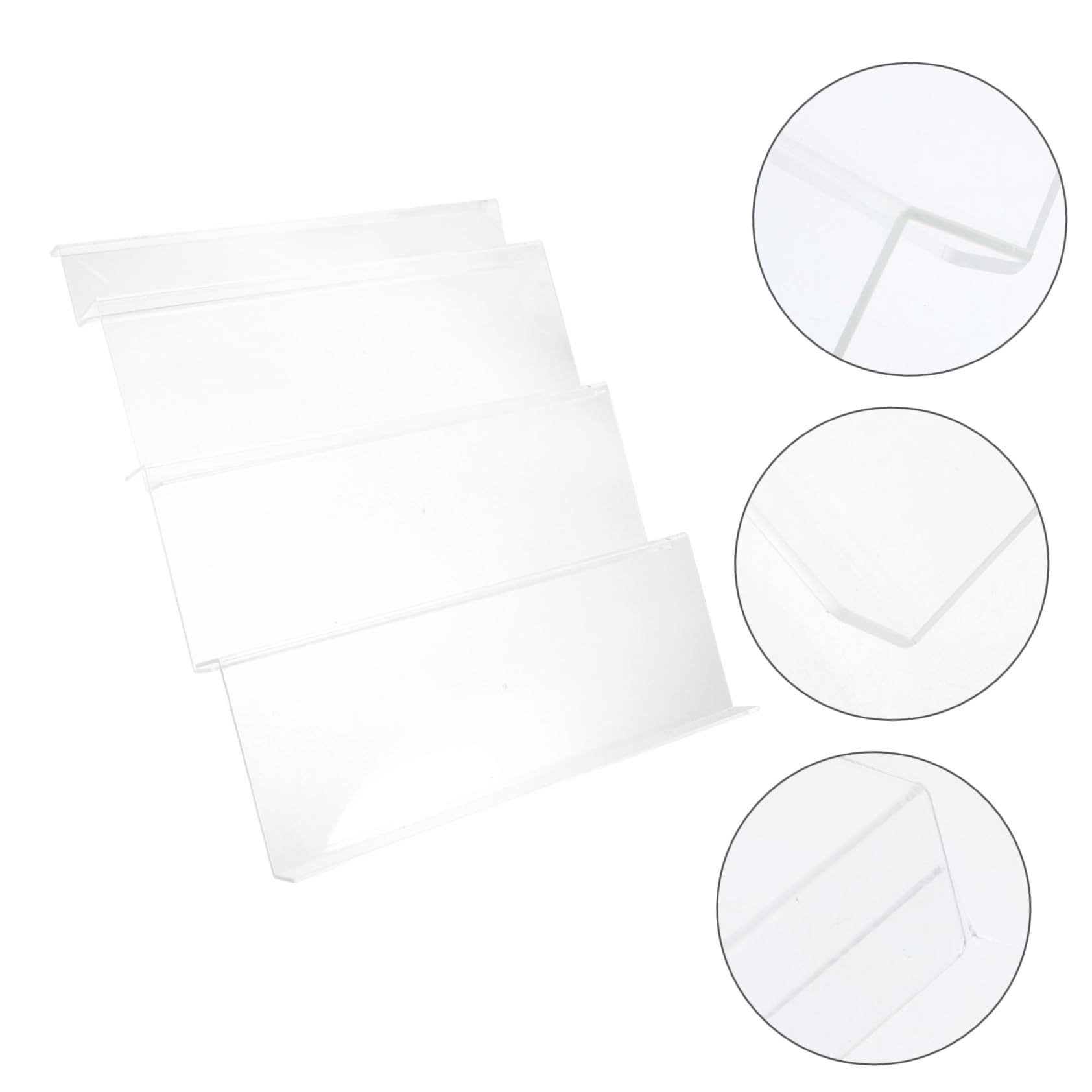 GLEAVI Especias De Acrílico Transparente Organizador De Cajón Reutilizable Para Tarros De Especias Estante De Almacenamiento Para Cocina