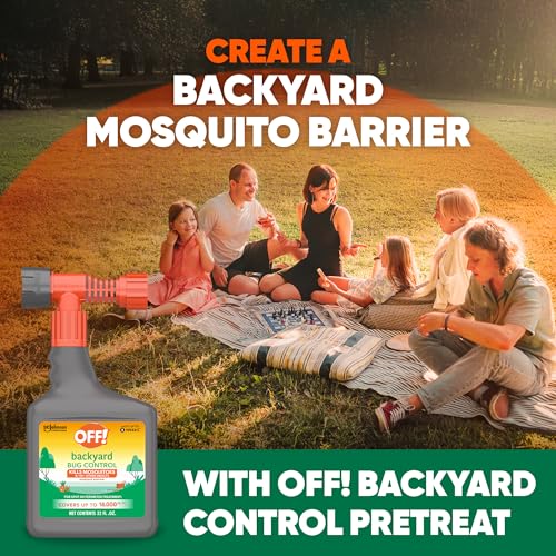 OFF! Backyard Pretreat Outdoor Bug & Insect Treatment Hose-End Spray, 32 oz - image 2