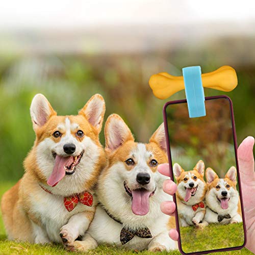 Sendk Dog Cat Take Photos Tool,Pet Phone Attachment Training Toy, Portable Pet Dog