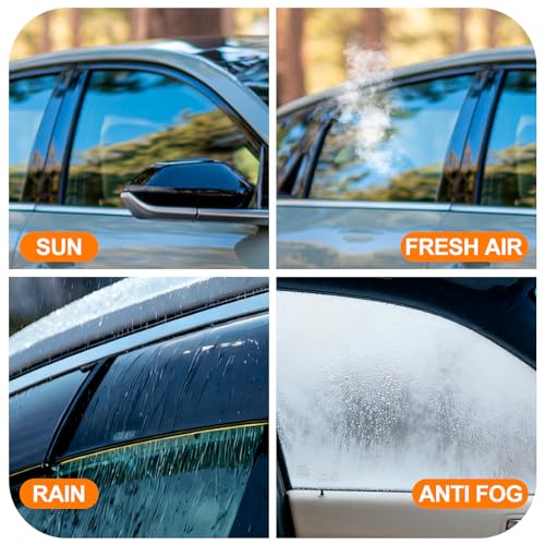 Low Profile Window Rain Guards for 2025 2026 KIA K4 Side Window Deflectors by Orybot - Used condition - Image 3