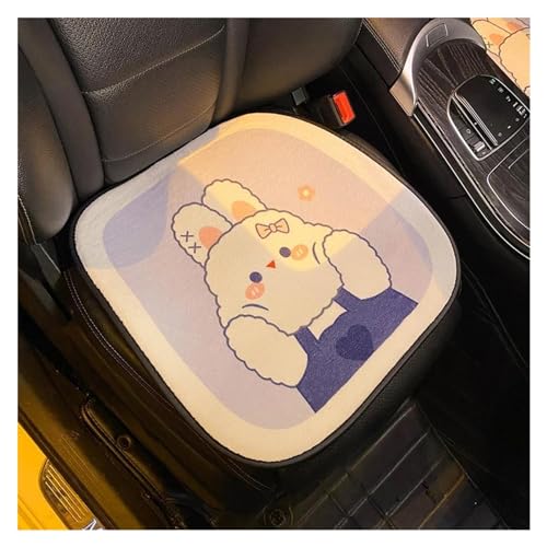Housses de siège avant de voiture en peluche haut de gamme ornement créatif lapin