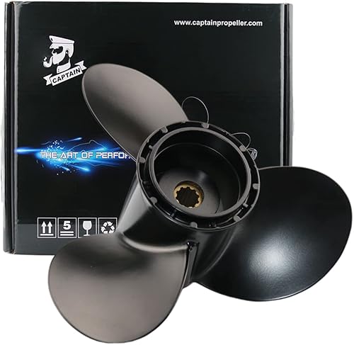 Boatman Hélice 10 14x9 10 14x10 10 14x11 10 14x12 10 14x13 10 14x14 10 14x15 Ajuste Suzuki Motor fuera de borda DT25 DF25 DT30DF30,10 dientes