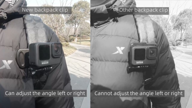 FiTSTILL Clip De Sac à Dos Pour Caméra D'action, Rotule