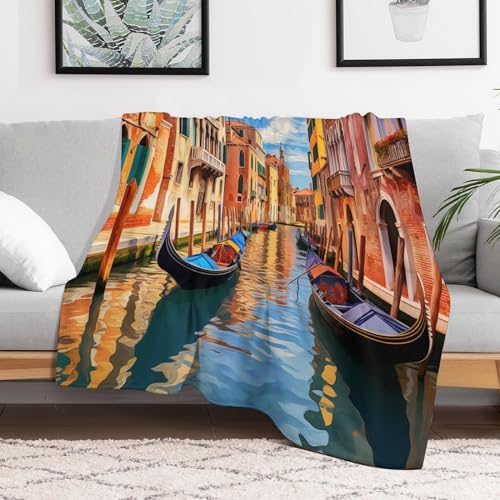Couverture Venise en flannel douce pour réchauffer vos soirées - 3