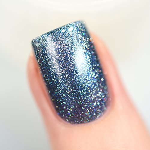 Image of ILNP Arctic Lights - Icy Blue Holographic Metallic Nail Polish