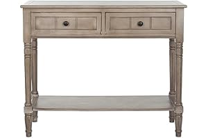 Safavieh American Homes Collection Samantha Vintage Grey 2-Drawer Entry Door Table