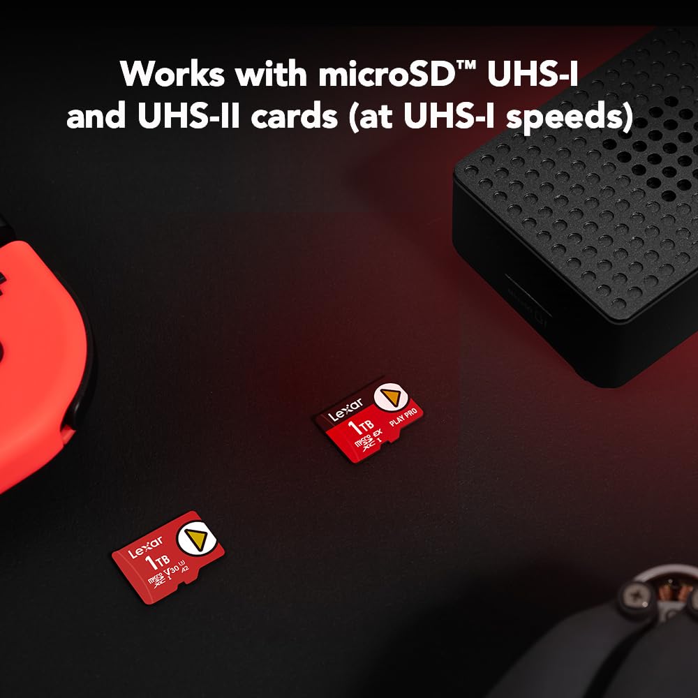 Lexar Play PRO MicroSD Express Kartenleser, USB 3.2 Gen 2, bis zu 900 MB/s Lesen, kompatibel mit Express microSD UHS-I Karte (LRW540U-RNHNG)