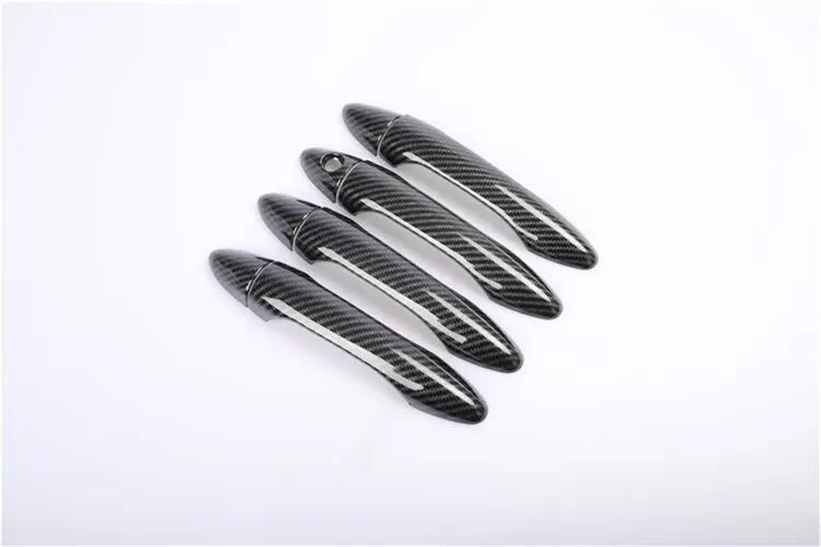 SLIMES Car Exterior Cover Side Door Handle Protector Chrome Scratch Protection for Kia for Optima K5 TF MK3 2011-2015 Protection(Carbon)