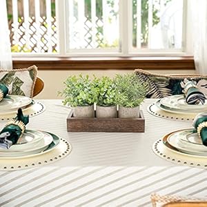 Dahey 3 Pack Mini Potted Artificial Eucalyptus Fake Plants with Wood Tray Centerpiece Table Decorations, Farmhouse Pulp Flower Pots Greenery Home Decor for Coffee Table Dining Room Office Kitchen Dahey 3 Pack Mini Potted Artificial Eucalyptus Fake Plants with Wood Tray Centerpiece Table Decorations Farmhouse Pulp Flower Pots Greenery Home Decor for Coffee Table Dining Room Office Kitchen