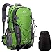 Meisohua Mochila de Senderismo, 40L Impermeable Mochila de Escalada para Camping Ciclismo Deportes al Aire Libre Morral para Viajes Acampadas - Verde