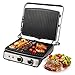 Produktbild ProfiCook® Kontaktgrill für fettfreies Grillen | Elektrogrill für z.B. Panini, Steaks, Toasts | Elektro Grill mit stufenlos regelbarem Thermostat | Barbecue Grill mit 180° Öffnung | 2000W | PC-KG 1264