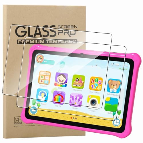 KZIOACSH 2 Pack Screen Protector for GOZZGEAR Android 13 Kids Tablets/GOZZGEAR P7 7 Inch, Ultra Clear 9H Hardness Touch Sensitive Anti-Scratch Anti-Fingerprint Protective Tempered Glass Film