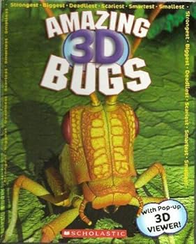 Hardcover Amazing 3D Bugs Book