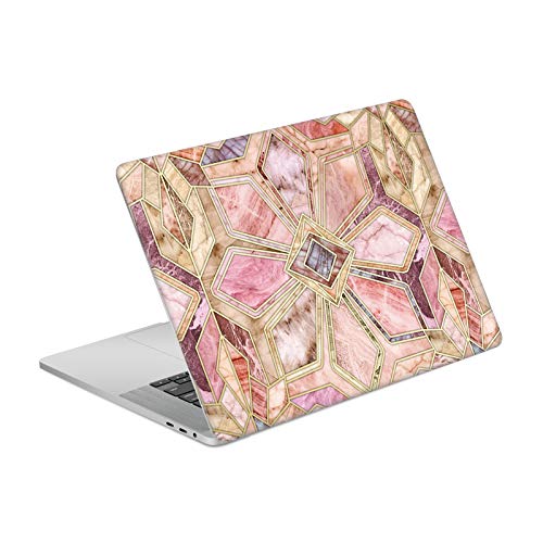 Autocollant MacBook Pro 16 A2141 anti-rayures - Protection vinyle marbre et pierre dorée