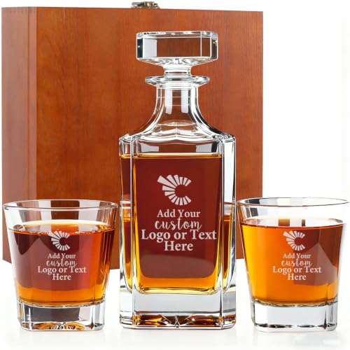 Yay! Personalized Gifts 25oz Custom Whiskey Decanter