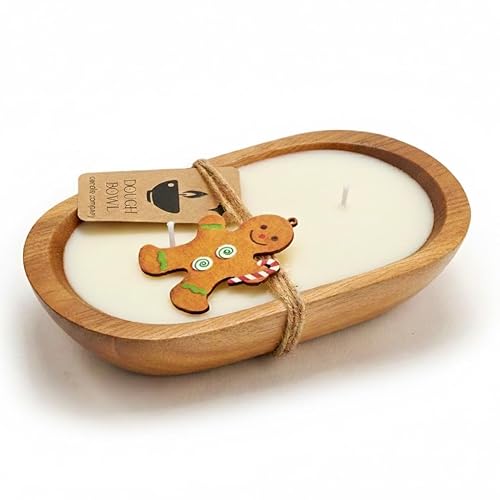 Dough Bowl Candle Co. Gingerbread Soy Candle - 3 Wick
