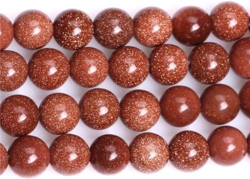 8mm Natural Gold Sandstone Beads Round...