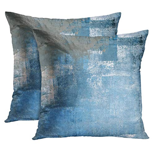 Abstrakte Kissenbezüge 40x60cm Grau-Beige - Waschbar Für Sofa & Garten