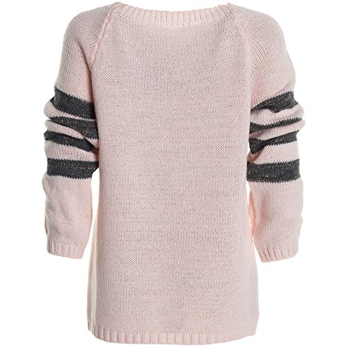 BEZLIT - Maglione - a Stelle - collo a U - Maniche...