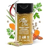 Pretty Thai Green Curry Powder, Authentic Gluten Free, Certified Non GMO, Sodium Free Seasoning for Curry Sauce, Pasta Sauce & Thai Food
