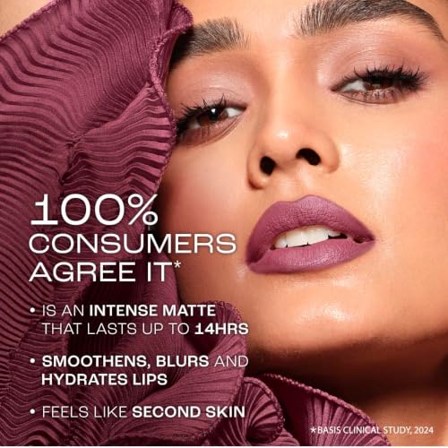 Image of Lakme Rouge Bloom Matte Lip Liquid Regal Rose 102-3.5ml